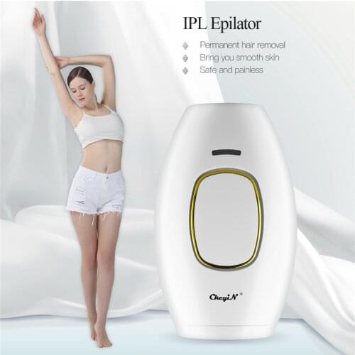 CkeyiN IPL Laser Hair Removal Instrument 600000 Flashes Painless Permanent Electric Epilator Pulsed Light Hair Remover Machine