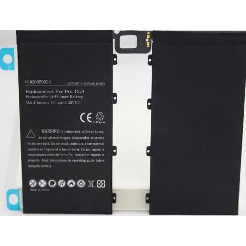 ISUNOO 5pcs/lot Replacement Tablet battery 10307mah for iPad Pro 12.9 inch Li-ion Internal Battery