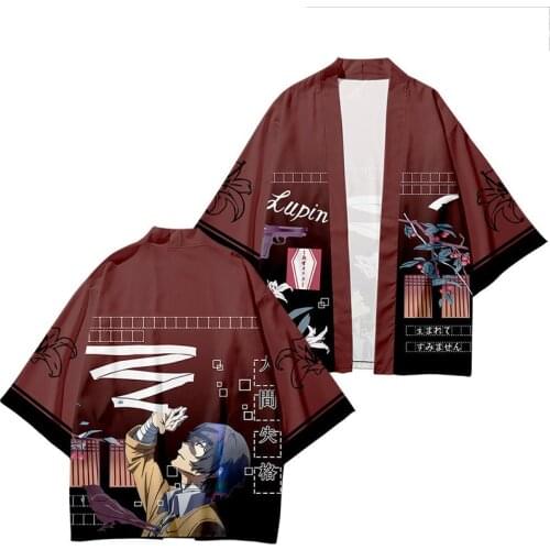 Anime Bungo Stray Dogs Cosplay Costumes Haori Cosplay Dazai Osamu Kimono Cardigan Harajuku Streetwear Shirts For Women CS580