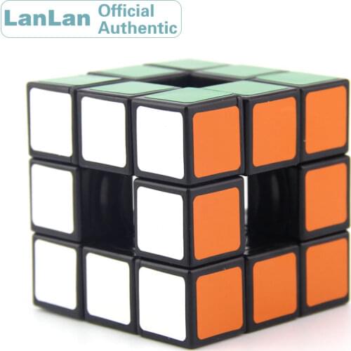 LanLan Hollow 3x3x3 Magic Cube 3x3 Professional Speed Puzzle Brain Teasers Antistress Educational Toys For Children