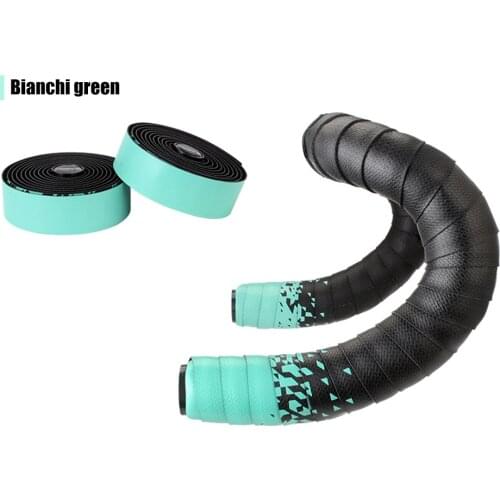 Bicycle Handlebar Tape Road Bike Bar Tape PU Bike Handlebar Tape Cycling Damping Anti-Vibration Wrap Bike Accessories