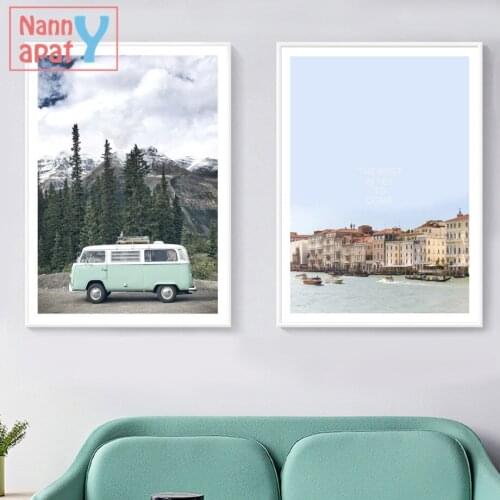 Forest Landscape Nordic Home Decor Posters And Prints Wall Art Canvas Painting Vintage Poster Wall Pictures For Living Room