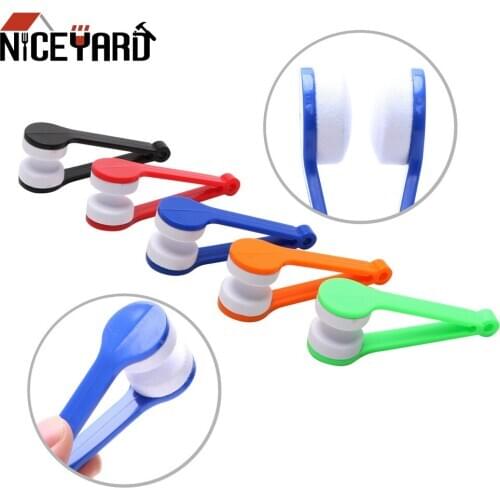 NICEYARD Sun Eyeglasses Wiper Soft Sun Glasses Cleaner Portable Glasses Cleaning Brush Mini Microfiber Cleaning Tools