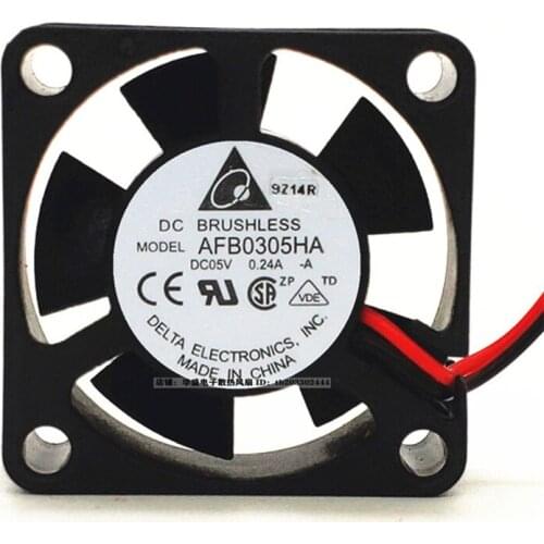 New original 3CM3010 5V0.24A AFB0305HA 4-pin PWM air volume double ball fan