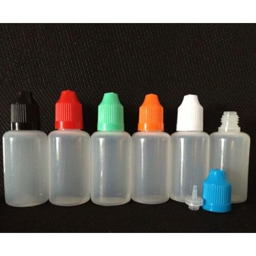 Wholesale 100pcs Empty Clear PE 50ML Plastic Dropper Bottles Eye drop Bottle E Liquid bottle,50ml Plastic Bottles Childproof Cap