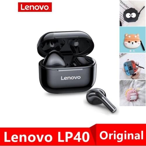 Original Lenovo LP40 wireless headphones TWS Bluetooth Earphones Touch Control Sport Headset Stereo Earbuds For Phone Android