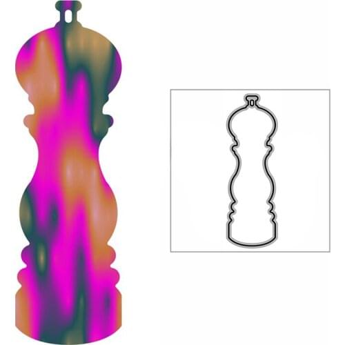 New International Chess Craft Embossing Mold 2021 Metal Cutting Dies for DIY Decorative Scrapbooking Album Card Making No Stamps