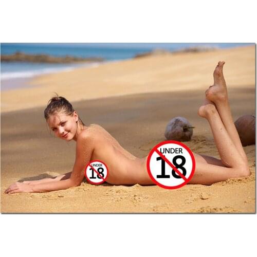 Sexy Beauty Young Model Poster Modern Simple Living Room Decoration Wall Art Unframed Canvas Painting For Hotel Apartment