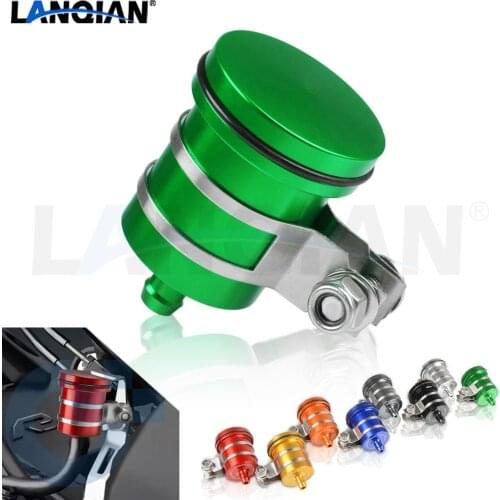 Motorcycle Brake Fluid Reservoir Oil Cup Clutch Tank For Kawsasaki KLX150S KLX250 D-TRACKER KDX 125SR KDX 250SR 1992-2016 Parts