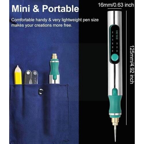 Portable Engraving Pen For Scrapbooking Tools Stationery Carving Device Tools Diy Pen Graver Engraving Machine Electric V7S9