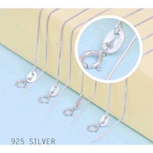S925 Silver Accessories Silver Needle Necklace Hand Beaded Clavicle Chain Bracelet Silver Jewelry Accessories