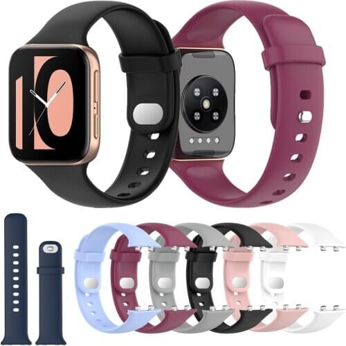 Soft Silicone high quality Watch Strap for OPPO Smart Watch 41mm/46mm Colorful Sport Band wristband for Oppo Watch Accessories