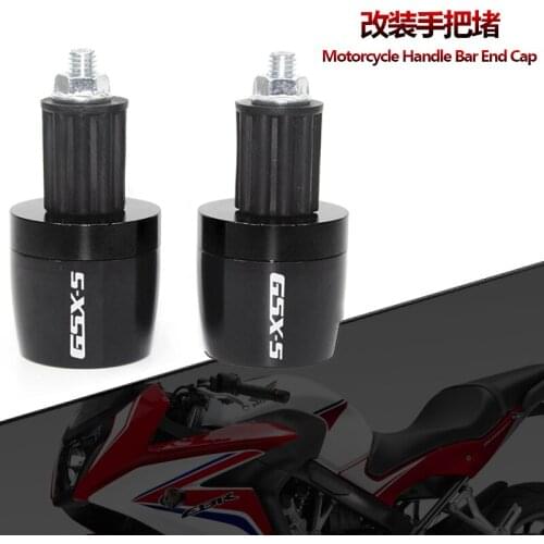 For Honda CBR650F CBR1000RR CBR650R CBR600RR CBR500R CBR250R CBR1000XX Motorcycle 22MM Handlebar Grips Handle Bar Cap End Plugs