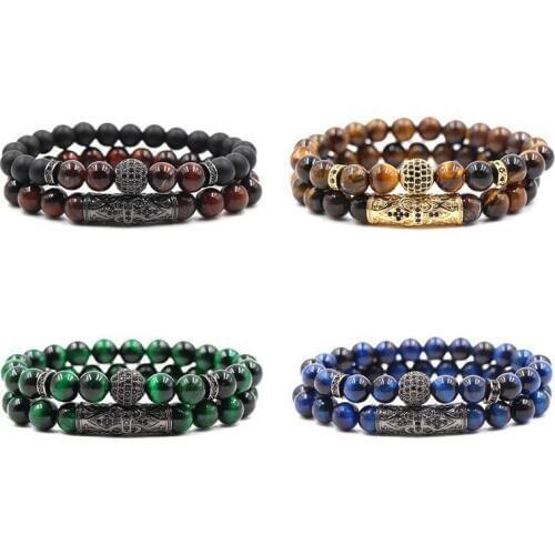 WDVBHY Black Bracelets