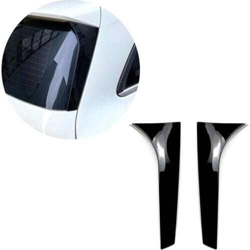 Rear Side Wing Roof Spoiler Stickers Trim Cover Gloss Black for Mercedes Benz B Class B180 B200 W246 2012-2018