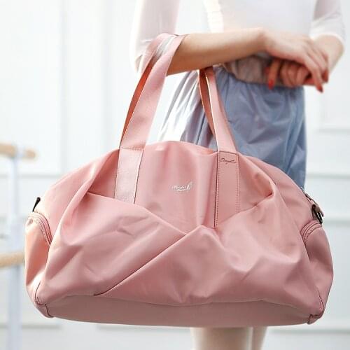 Womens bag Dance Bag Sports Bag For Women Travel bag Outdoor Waterproof Nylon Fitness Training Gym Bags Ballerina Pink HandBag