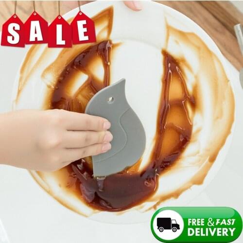 1pc Nordic Scraper Cute Penguin Style Soft Scraper Kitchen Multi-functional Scraper Oil-baking Tool 3 Colors Cocina Accesorio