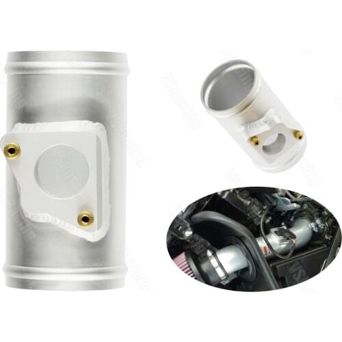 Car Aluminium Mass Air Flow Sensor Adapter MAF Air Intake Mount For Toyota CHR C-HR Mazda Subaru Air Intake Meter Mount 63mm