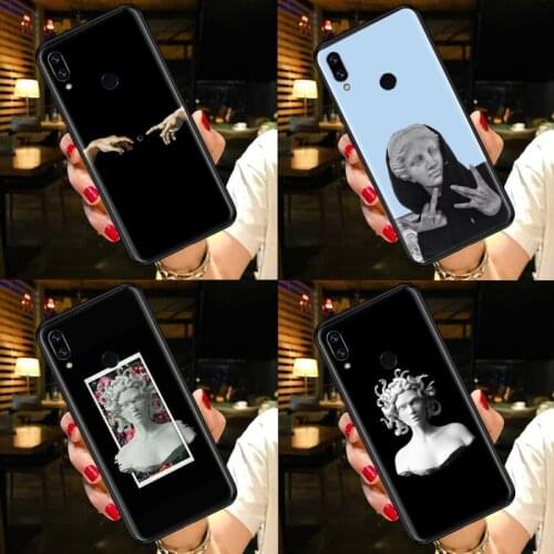 Mona Lisa Art Van Gogh David Phone Case For Xiaomi Redmi note 7 8 9 A t k30 max3 9 s 10 pro lite