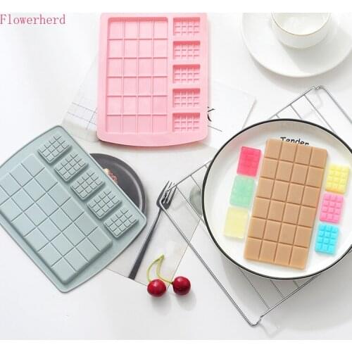 DIY Fondant Tools Two Size Waffle Silicone Chocolate Mold Cake Mold Ice Lattice Baking Mold Fondant Tools Pastry Mold Cake Decor