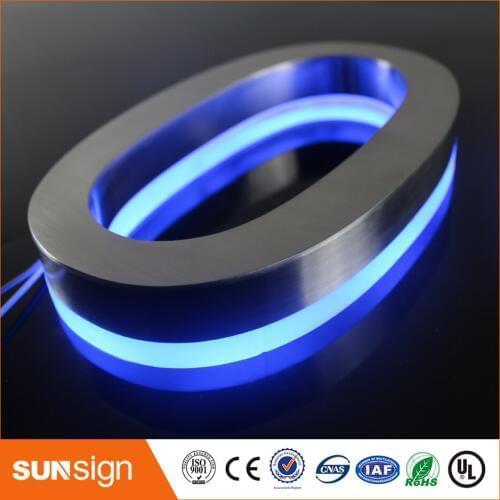 H 20cm outdoor illuminated halo lit led channel letter signs