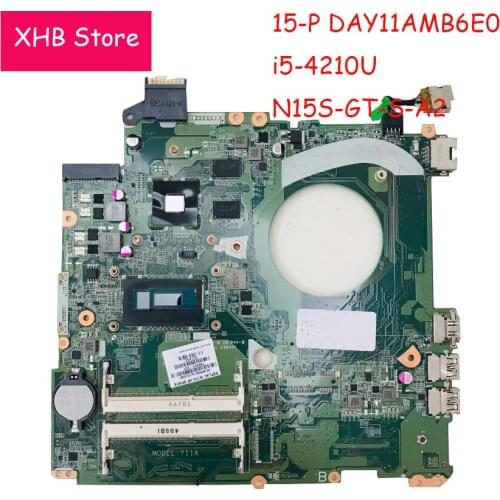 DAY11AMB6E0 For HP Pavillion 15-P Laptop motherboard Core SR1EF i5-4210U TESTED DDR3
