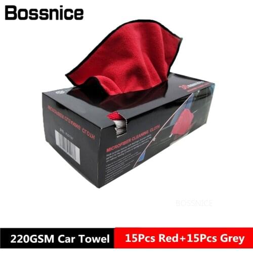 30PCS 30x30cm Microfiber Towel Car Microfiber Cloth Wash Towel Microfiber Cleaning Cloth Car Wash Drying Towel Auto Detailing