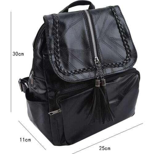 2020 Brand Minimalism Female Backpack Pu Leather Youth Women Bagpack Beautiful Fashion Girl Casual Rucksacks Lady Shoulder Bag