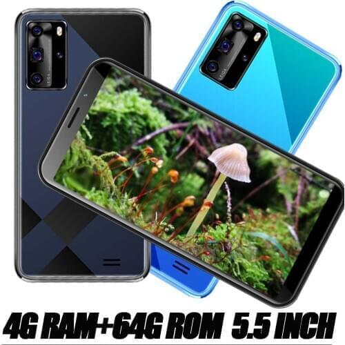 4G RAM 64B ROM Smartphones Note 9T 5.5 INCH 5MP+13MP HD Camera Face ID Unlocked Android Mobile Phones Cheap Celulares Wifi 2SIM
