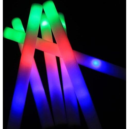 Luminous Glow Light Stick Foam Wand Concert Performance Party Prop Kids Toy Children Gift Multicolor Electronic LED Glow Stick