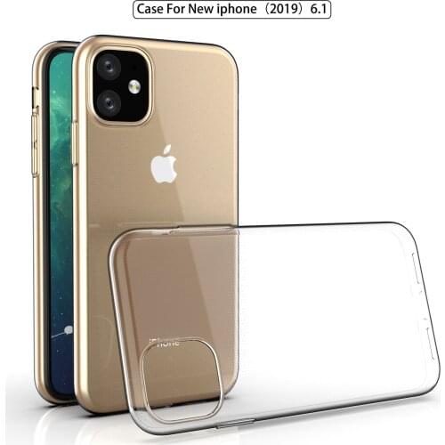 Ultra-thin transparent Soft TPU case For Apple iphone 11 2019 slim Protective back cover for iphone 11 max 11pro shell