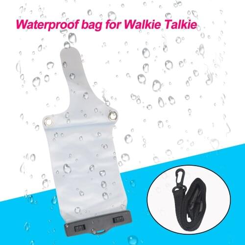 Waterproof Bag Case for Walkie Talkie Two Way Radio for KENWOOD,BAOFENG,TYT,PUXING,WEIERWEI for Motorola,Yaesu etc