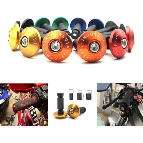 For Suzuki gsf 1250 650 GSX1400 1400 gsx GSX650F 1 Pair Universal Motorcycle Handlebar Cap Handle Bar Ends Racing handlebar