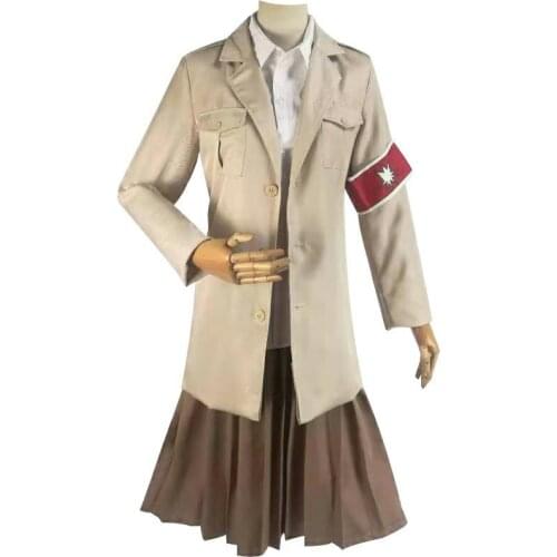2021 Customize Attack on Titan Eldian Warrior Unit Pieck Cosplay Costume Outfit