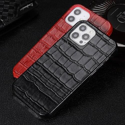 The New Genuine Leather case for iphone 12 Pro Max 12 mini XS MAX XR 8 plus 11 Real leather cover for iphone 11 pro max fundas