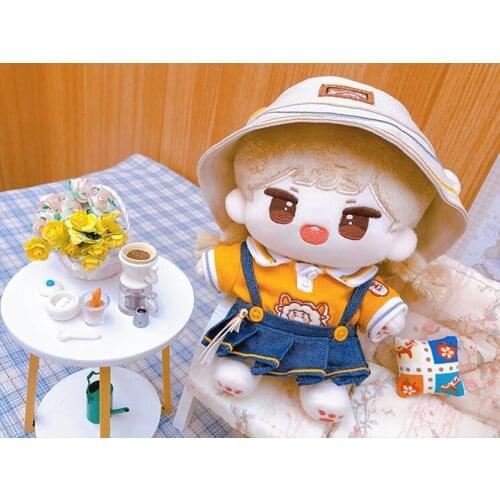 Cosmile Original Hand-Made Plush Doll Clothes Clothing Hat Suit The Denim Skirt Rompers Outfit Sheep Cosplay