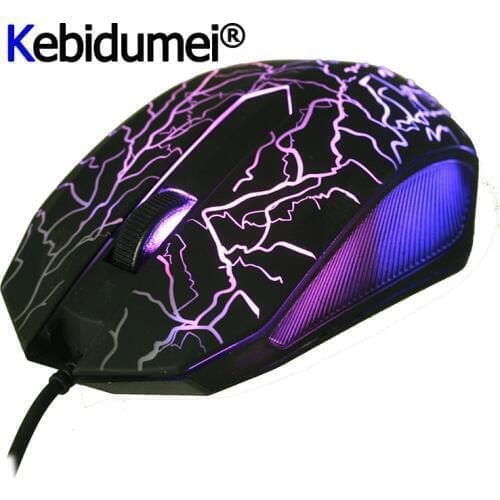 Portable LED Colorful Computer Gaming Mouse Professional Ultra-precise Game For Dota 2 For LOL Gamer 2400 DPI USB Wired Mouse