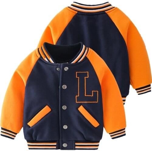 2021 Childrens Clothing Outerwear Bomber Jacket for Boy Baseball Shirt Coat Kids Designer Clothes for Teenagers Roupas Infantis