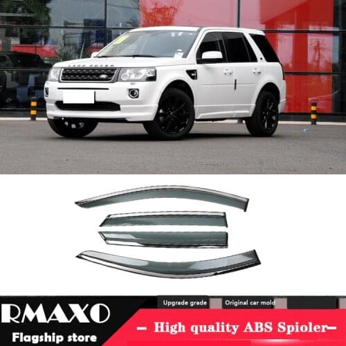 For Freelander 2 2007-2015 Plastic Window Visor Vent Shades Sun Rain Deflector Guard 4PCS/SET
