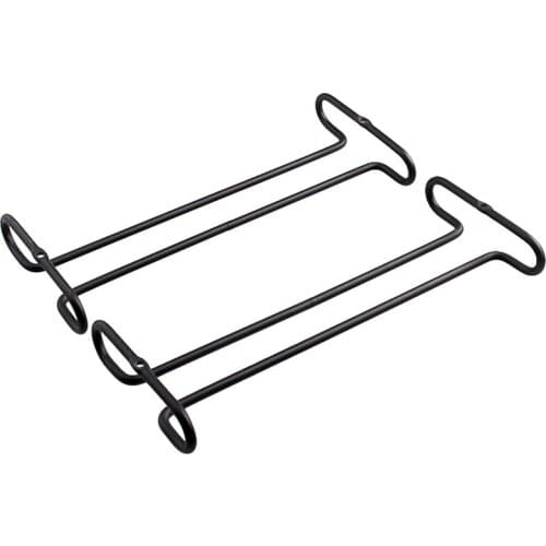 Home Simple Wine Glass Rack Inverted Tall Cup Holder Single Row Perforated Red Wine Cup Holder Kitchen Bar