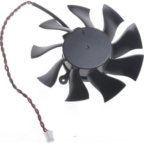 FD8015U12S 2wire 2Pin PC Computer radiator VGA Cooler Fan For XFX HD6790 Graphics Video Card Cooling