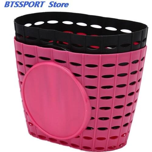 Bicycle Basket Children Bike Tricycle Scooter Supplies Handlebar Carrier Outdoor Cycling Storage Front Shopping Kids Accessories