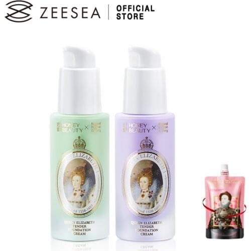 ZEESEA Queen Elizabeth Separation Cream Makeup Primer Concealer Three-in-One Invisible Pore Makeup Primer With Sleeping Mask