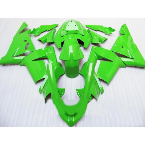 Top-rated Motorcycle Fairing kit for KAWASAKI Ninja ZX10R 04 05 ZX-10R ZX 10R 04 05 2004 2005 ABS Cool Green Fairings set