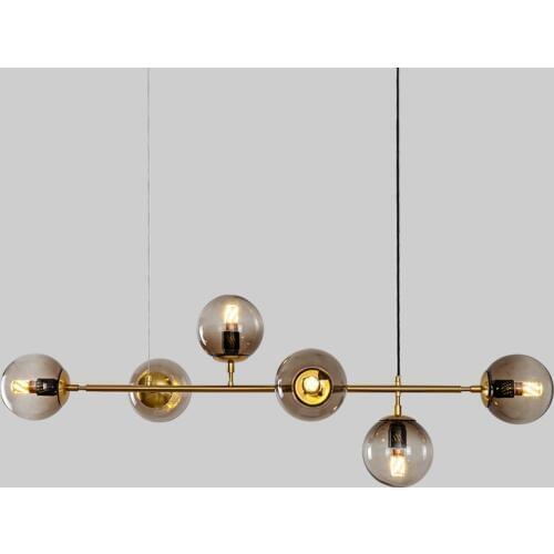 Nordic minimalist living room led chandelier modern restaurant bar counter hanging lights luxury cafe glass hanging lamp 90-260V