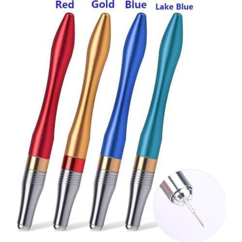New 1pc Round Flex Needle Lock-Pin Device Manual Permanent Makeup Embroidered Eyebrow Tattoo Tebori Microblading Pen