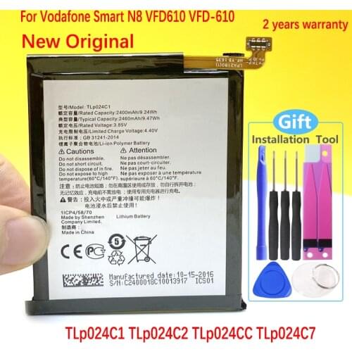 New Original 2460mAh Battery For Vodafone Smart N8 VFD610 VFD-610 TLP024C1/TLP024CJ Smartphone