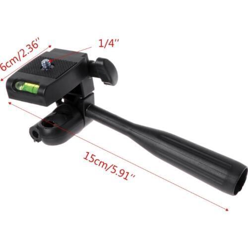 Laser Level Meter Plate Tripod Head Plastic Adapter Accessory With Arm Bracket