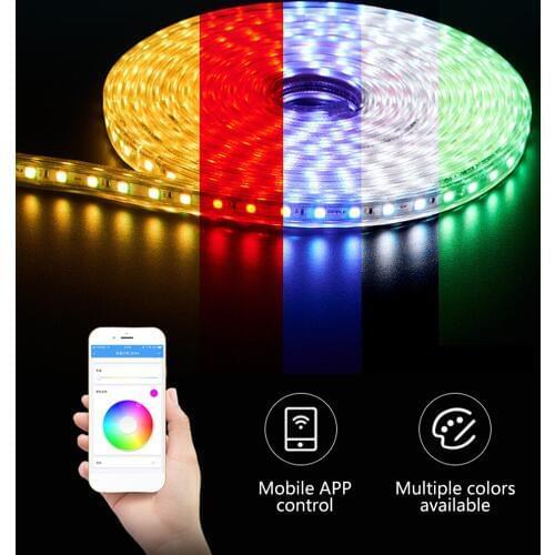 RGB Led Strip Phone Bluetooth APP TV Background USB 5V Music LED Smart Living Room Ceiling colorful Home Decor LED Led Strip