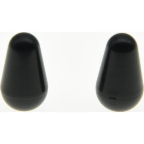 KAISH 5x Black Oak Grigsby Style Switch Tip Strat Lever Switch Cap Knob fits for USA Fender